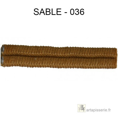 Double passepoil étroit 8 mm 43 IDF - sable 036