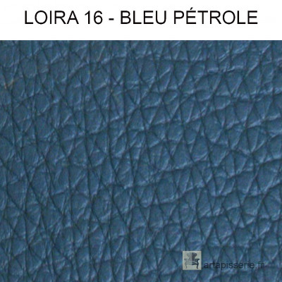 Simili cuir Loira bleu pétrole 16 Froca
