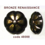 1000 Clous tapissier Cloustyl Bronze Renaissance Lentille Fer 16 mm