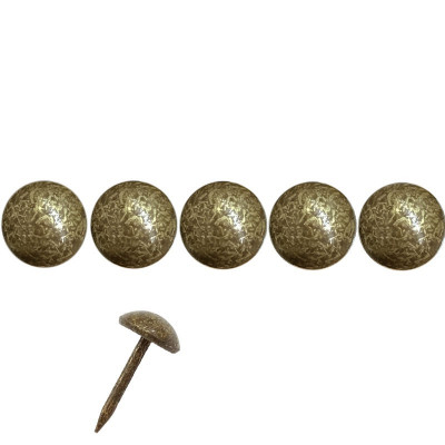 1000 Clous tapissier Vieilli Bronze Doré Perle Fer 8 mm