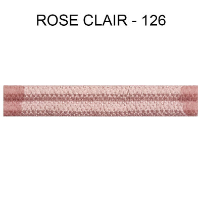 Double passepoil 10 mm rose clair 4302-126 PIDF