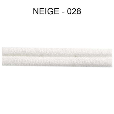 Double passepoil 10 mm neige 4302-028 PIDF