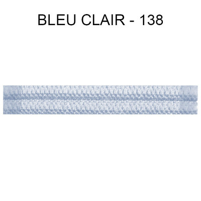 Double passepoil 8 mm bleu clair 4301-138 PIDF