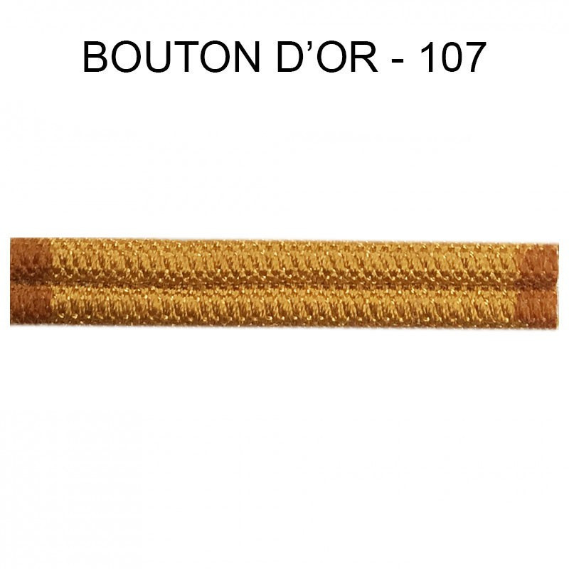 Passepoil Kador 8mm - 3mètres - Noyau PVC Solide - Pour Auvent Camping-Car, Van - Fixation Facile