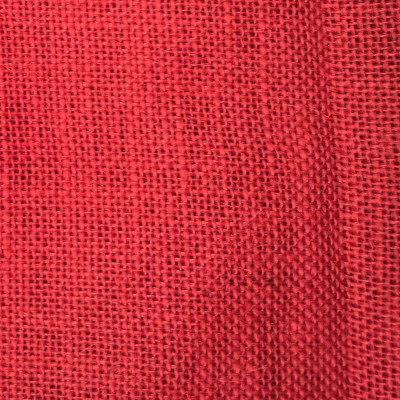 1,80 x 1,17 m env Toile de jute rouge