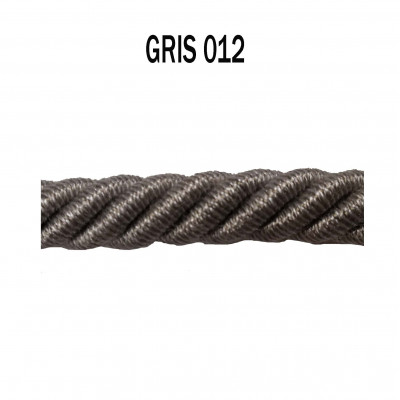 Câblé 8 mm - 012 Gris