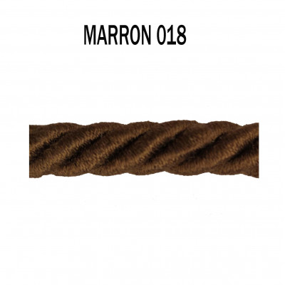 Câblé 8 mm - 018 Marron