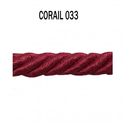 Câblé 8 mm - 033 Corail