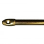 Barre de vitrage dorée Ø7 mm - 60 cm à 100 cm