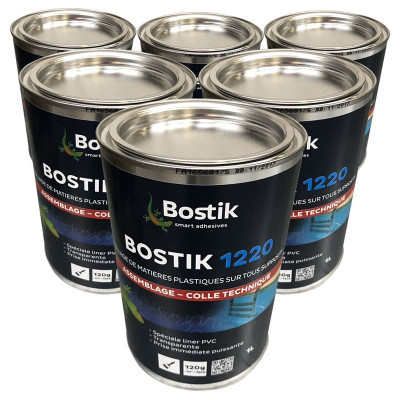 Colle plastique liquide Bostik 1220 6x1L