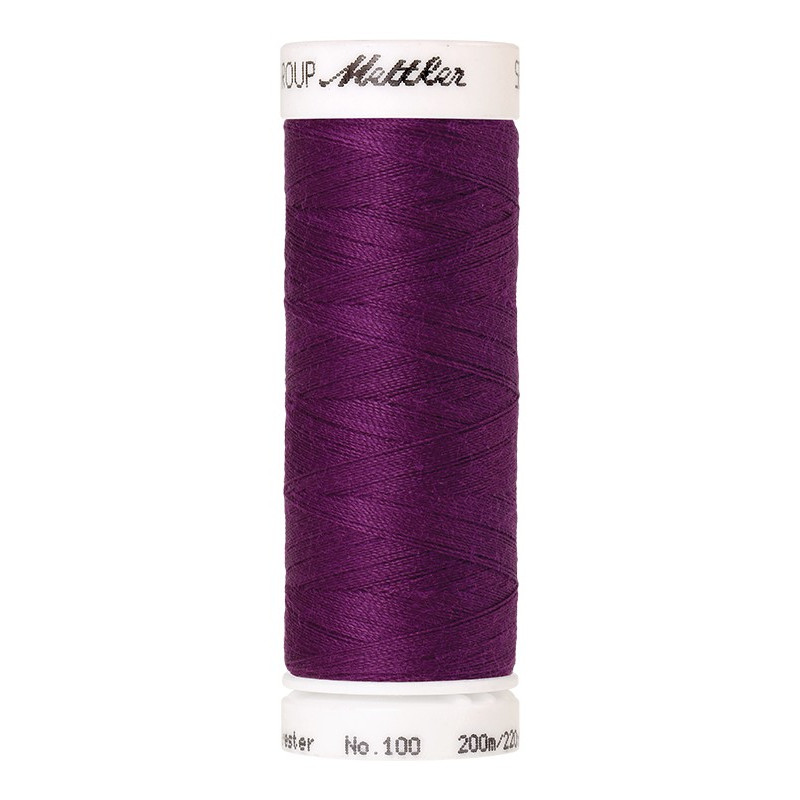 Mettler Seralon No.100 Lot De 4 Bobines Fil Beige 200m - Fil à Coudre Universel Polyester