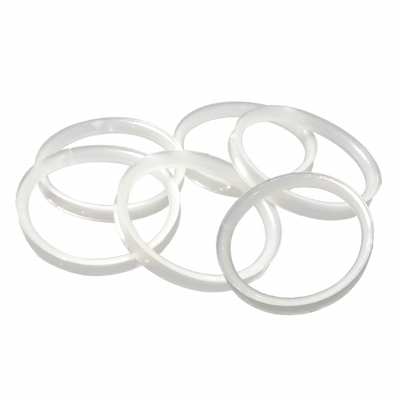 TEHAUX 80Pcs Oeillets de Rideau en Plastique Anneaux /à Oillets de Rideau Anneau Romain /à Faible Bruit Anneau Romain Aveugle