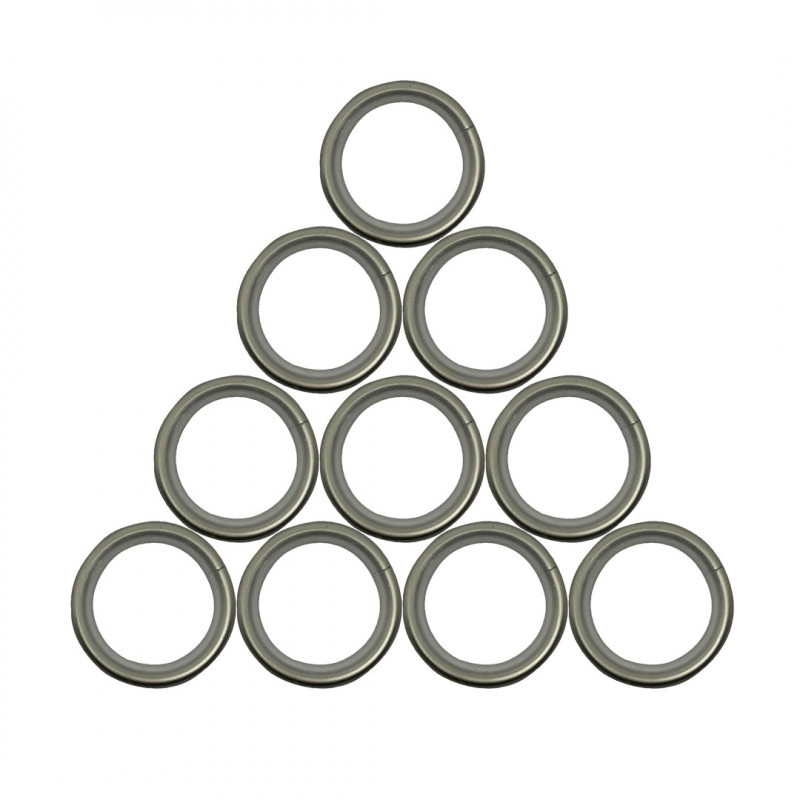 /ø 28 mm-blanc-lot de 10 Anneaux pour tringle /à rideaux bois