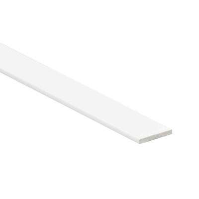 Barre de charge en aluminium 20x3 mm Laqué Blanc - 30 cm à 190 cm
