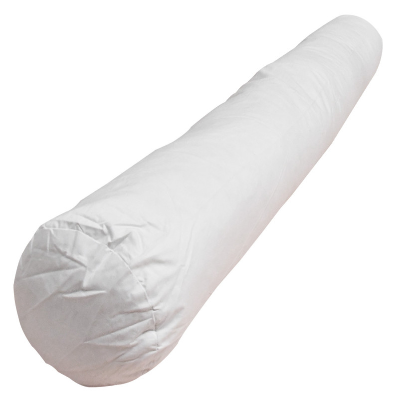 Traversin Plumes 160 Cm GRIZZ'LIT - 100% Plumes De Canard Français, Enveloppe Coton, Moelleux