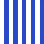 Toile transat rayures bleu roi/blanc - 43 cm