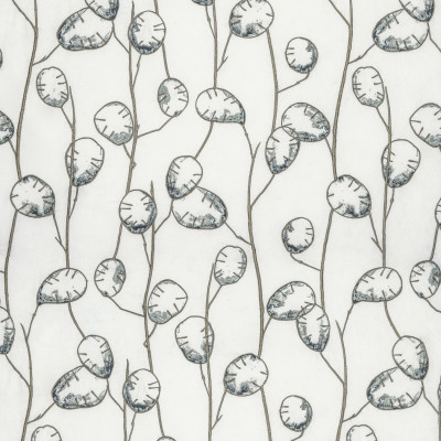 Tissu rideaux Botanica Lunaria beige tortue Nobilis