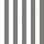 Toile transat rayures blanc/gris foncé - 43 cm
