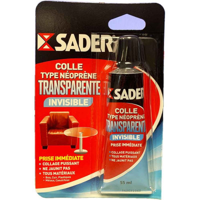 Colle Type Néoprène Transparente - SADER 55 ml