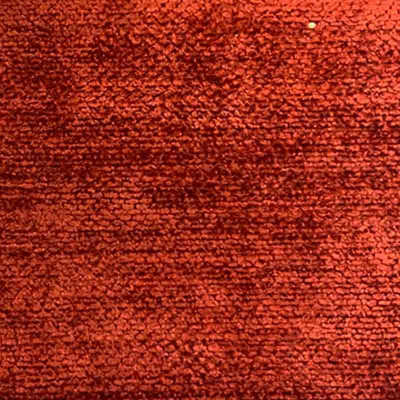 Tissu chenille Showa rouge bordeaux Froca