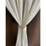 Embrasse cordon Crétois 280 mm pour rideaux, Blanc