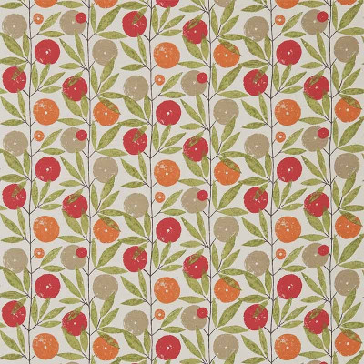 Tissu Scion Collection Levande - Blomma Mandarine - 137 cm