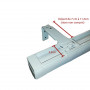 Support distant réglable mur & plafond pour Store Bateau - 7cm à 11,3cm