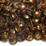 1000 Clous tapissier Vieux Bronze Lentille Fer 10,5 mm