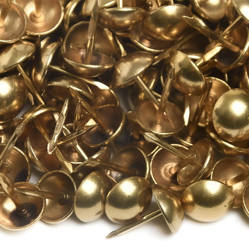 1000 Attaches Parisiennes Laitonnées Alco-Albert - 16mm | Pour Enveloppes Bulles, Sacs D'expédition | Lot économique
