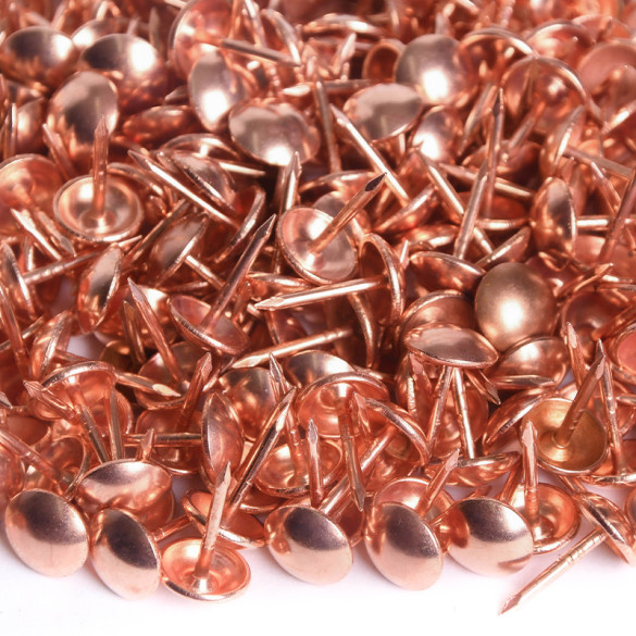 100 X Cuivre Ameublement Clous//Rivets//Clous 9.5 mm