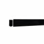 Rail rideau CS noir sur mesure sans accessoire Forest de 191 cm à 290 cm
