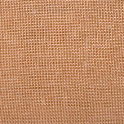 Voilage effet lin Valentina orange pastel Froca 300 cm