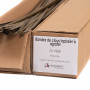Carton de 500 bandes de clous tapissier à agrafer Lentille Fer Or vieilli 9,5 mm