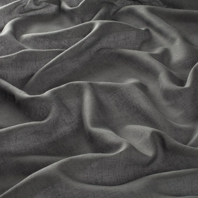 Tissu effet lin Gwendolyn noir 95 Jab 300 cm