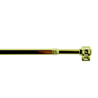 Barre de vitrage business dorée - 40 cm à 65 cm