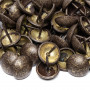 500 Clous tapissier Vieilli Bronze Moyen Perle Fer 18mm