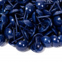 200 Clous tapissier Prestige Cobalt Scintillant Perle Fer 11 mm