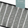Ruflette à plis automatiques 75 mm Transparente - Rouleau de 100 mètres