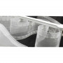 Ruflette vague 75 mm Transparente - Rouleau de 100 mètres