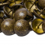 125 Clous tapissier FAM Bronze Doré Perle Fer 25 mm