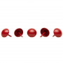 200 Clous Tapissier Rouge Perle Fer 10,5 mm