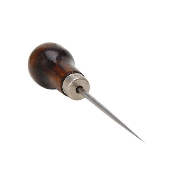 Kit De 3 Poinçons à Coudre Le Cuir Avec Manche En Bois - Pour Couture, Réparation, Artisanat - 2