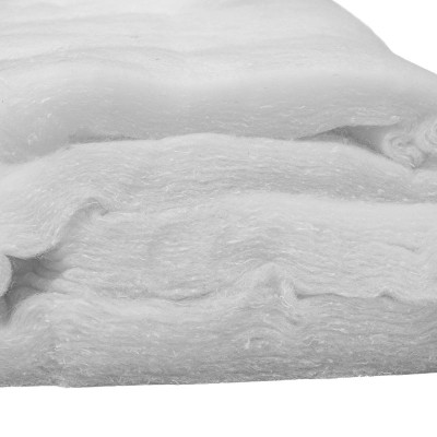 Ouate de rembourrage blanche coton 600gr/m², largeur 120cm, au mètre
