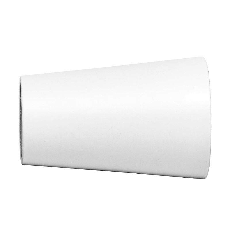 Pommeau Rei m9 Blanc Bois de hêtre Illustré Ø 38 x 22 mm 4 Pièces main image 1