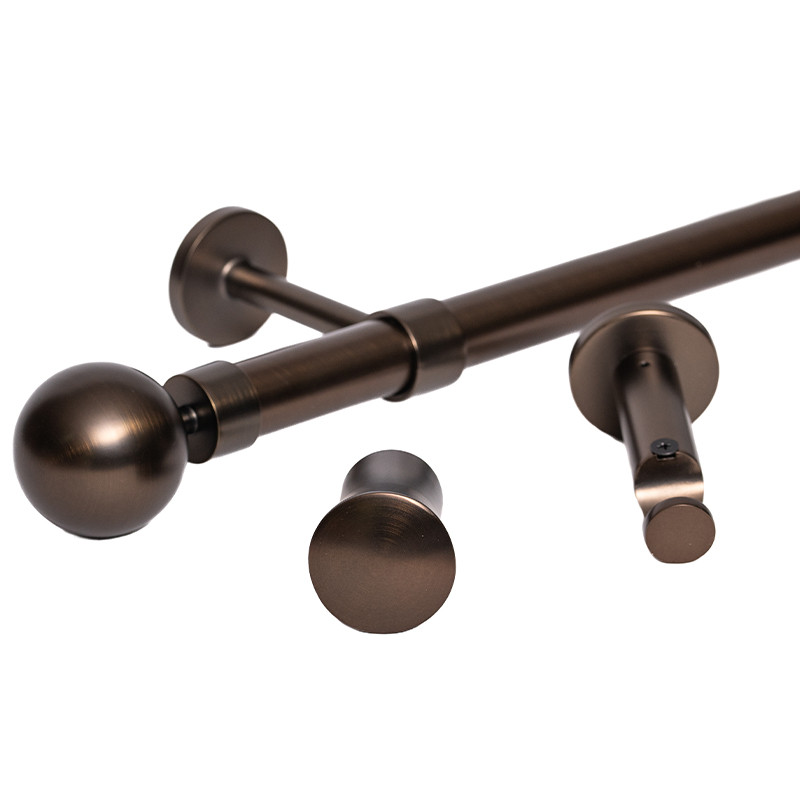 Tringle à rideau Antic Bronze Ø28 mm à composer artapisserie.fr