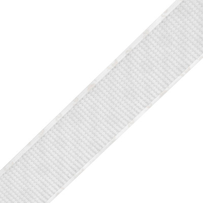 Velcro® autocollant 20 mm Blanc partie crochet - Au mètre