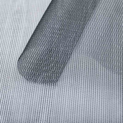 Tissu moustiquaire semi rigide gris 150cm
