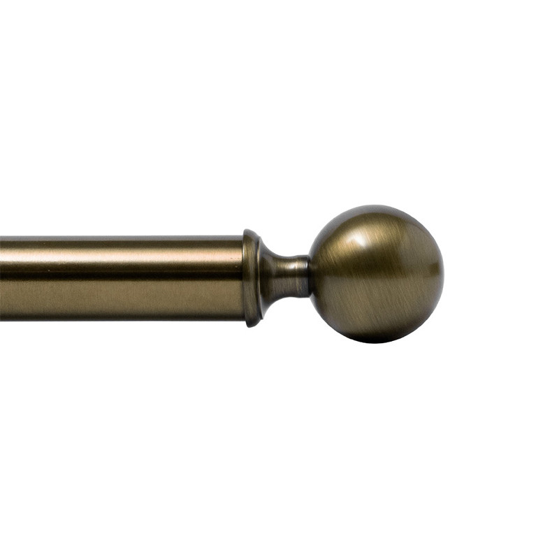 Embout boule 20 mm Laiton Vieilli